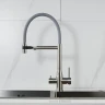 Смеситель для кухни Shevanik S378L цвет Сатин