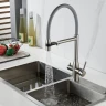 Смеситель для кухни Shevanik S378L цвет Сатин