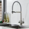 Смеситель для кухни Shevanik S378L цвет Сатин