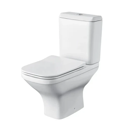 Унитаз-компакт Santek Лайн 1WH501573 цвет Белый с бачком и сиденьем Микролифт