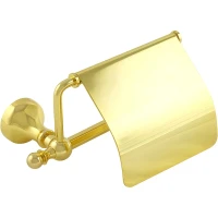 Держатель туалетной бумаги Veragio Gialetta VR.GIL-6481.DO с крышкой Золото
