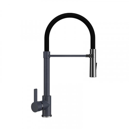 Смеситель для кухни Ulgran Classic U-024-343 цвет Антрацит