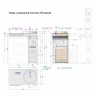 Тумба под раковину Alavann Cosmetic 90 ALV0707001 со столешницей цвет Белый