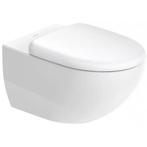 Унитаз с инсталляцией Duravit Architec 45720900A1 + Viega Prevista Dry 792855 с сиденьем Микролифт и клавишей смыва Хром