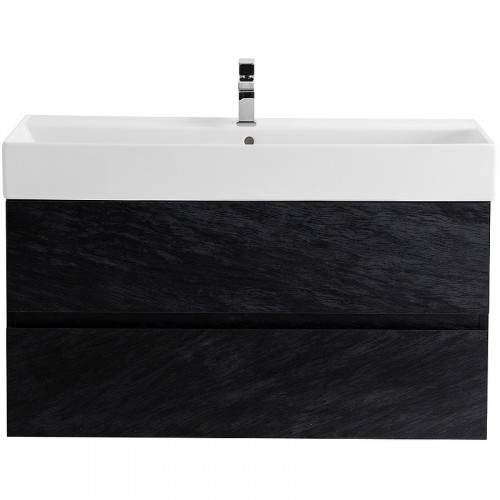 Тумба под раковину Cezares Molveno 46 100 MOLVENO 46-100-2C-SO-NR подвесная Nero МДФ / ЛДСП