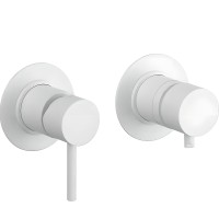 Смеситель для душа Remer X-Style X96D3BO Белый матовый латунь встраиваемый