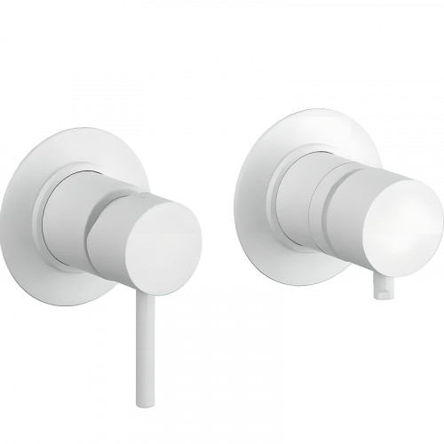 Смеситель для душа Remer X-Style X96D3BO Белый матовый латунь встраиваемый