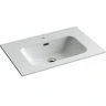 Раковина Ceramicanova Element 70 CN7007 Белая фарфор полувстраиваемая