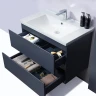 Тумба с раковиной Orans BC-4023-600 4023600З Матовый графитовый МДФ / ЛДСП