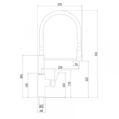 Смеситель для кухни Savol S-L1808Q-12 цвет Графит Бежевый