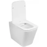 Комплект унитаза со смывным бачком WeltWasser Amberg 404 / Gelbach 002 GL-WT / Amberg RD-WT 10000011779 цвет Белый глянцевый с сиденьем Микролифт и клавишей смыва цвет Белый