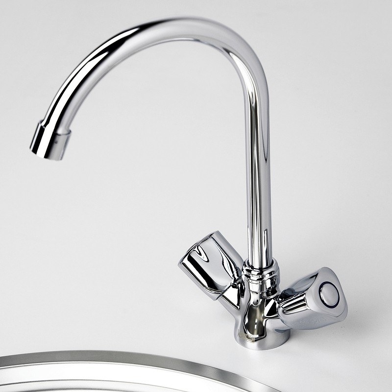 Смеситель для кухни WasserKRAFT Amper 2907 Хром латунь