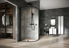Душевой уголок Ravak Nexty NSKK3-90 90x90 3O677300Z1 профиль Черный стекло Transparent