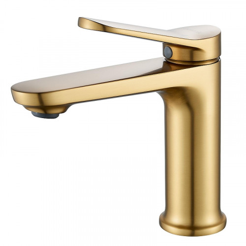 Смеситель для раковины Shevanik S43G S4301G цвет Золотой сатин