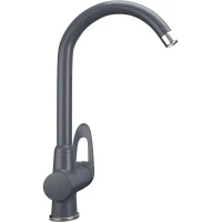 Смеситель для кухни Ulgran Classic U-006-343 Антрацит латунь