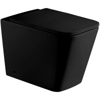 Унитаз WeltWasser Gelbach 002 MT-BL 10000003698 приставной Черный матовый с сиденьем Микролифт фаянс приставной