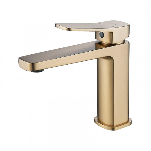 Смеситель для раковины Shevanik S9901G цвет Золотой сатин