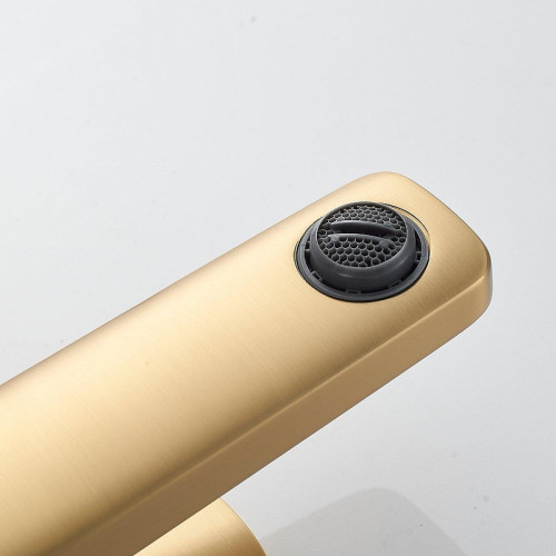 Смеситель для раковины Shevanik S9901G цвет Золотой сатин