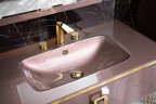 Смеситель для раковины Boheme Venturo 150-G-DIAMOND Золото глянцевое латунь