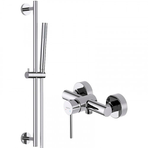 Смеситель для душа Aquatek Европа AQ1332CR Хром латунь на стену