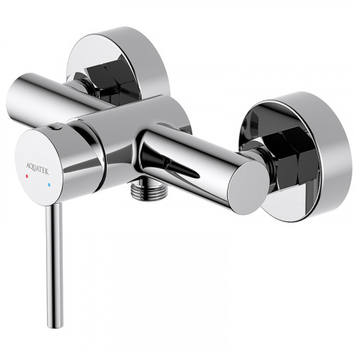 Смеситель для душа Aquatek Европа AQ1332CR Хром латунь на стену