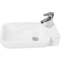 Раковина Creavit Trend 53 TP027-00CB00E-0000 Белая фарфор накладная