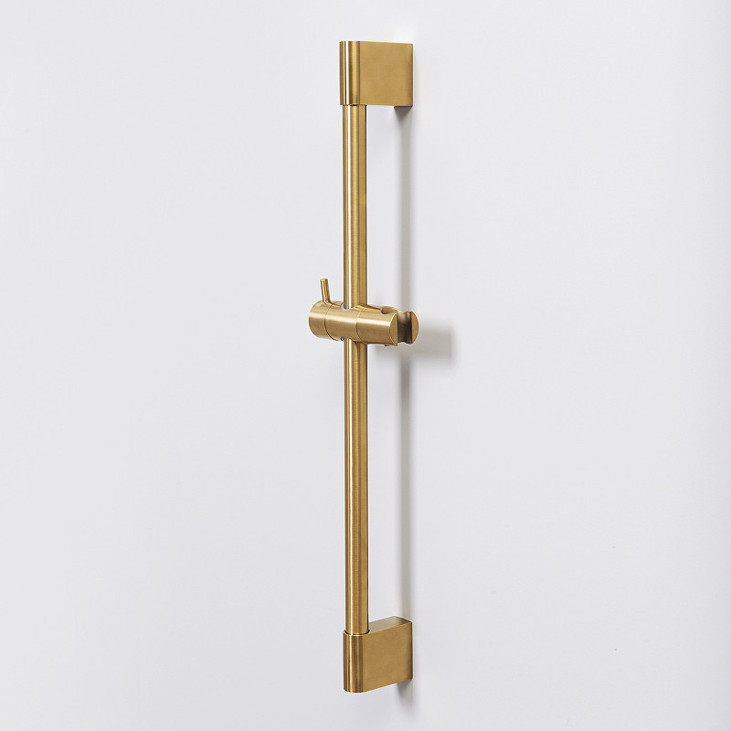 Душевая штанга WasserKRAFT Aisch A190 Золото матовое нержавеющая сталь на стену