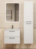 Тумба с раковиной Uperwood Foster New 60 KFosterNEW60w подвесная цвет Белый матовый