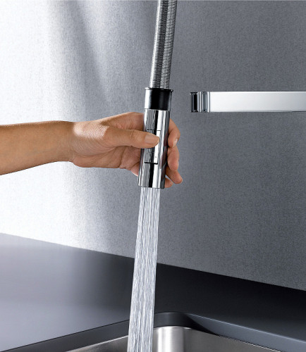 Смеситель для кухни Blanco Culina-S 517598 Нержавеющая сталь латунь