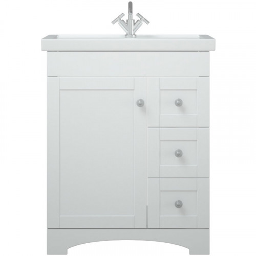 Тумба под раковину Corozo Техас 70 SD-00000451 Белая МДФ / ЛДСП