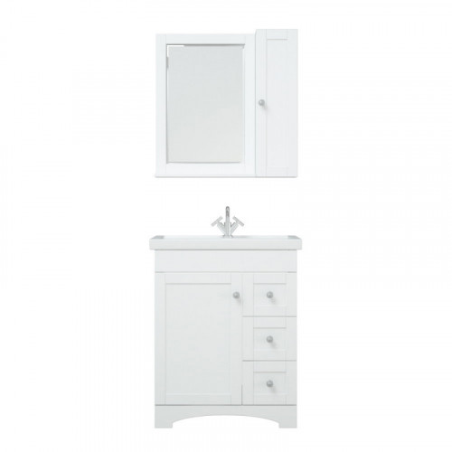 Тумба под раковину Corozo Техас 70 SD-00000451 Белая МДФ / ЛДСП