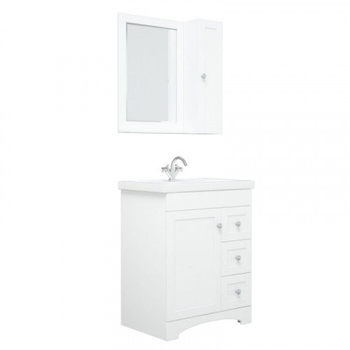 Тумба под раковину Corozo Техас 70 SD-00000451 Белая МДФ / ЛДСП