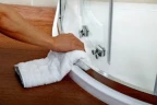 Душевой уголок Cezares Pratico R-2 90x90 PRATICO-R-2-90-P-Cr профиль Хром стекло рифленое