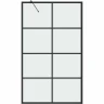 Шторка на ванну Grossman 90x150 GR-10590BLACK профиль Черный стекло прозрачное