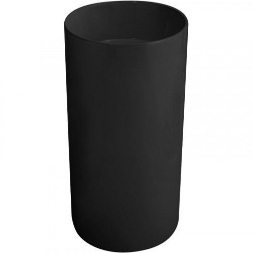 Раковина SantiLine 45 SL-4014MB Черная матовая фаянс напольный