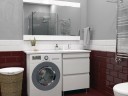 Раковина Stella Polar Мадлен 100 L SP-00000465 с местом под стиральную машину Белая
