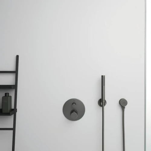 Смеситель для душа Ideal Standard Ceratherm T100 A5813A5 с термостатом цвет Magnetic Grey / Магнит