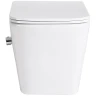 Унитаз биде BelBagno Due BB3103CHR-BS/SC подвесной с сиденьем Микролифт фаянс подвесной
