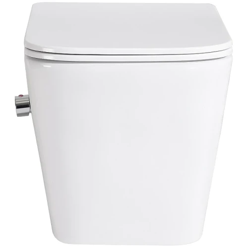 Унитаз биде BelBagno Due BB3103CHR-BS/SC подвесной с сиденьем Микролифт фаянс подвесной