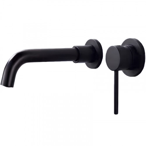 Смеситель для раковины Orange Karl M05-722b Черный латунь встраиваемый