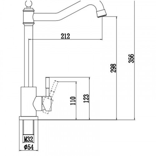 Смеситель для кухни Fmark FS26529 цвет Сатин