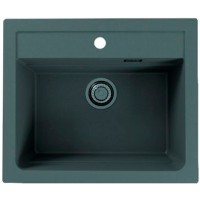 Кухонная мойка Alveus Granital Atrox 30 Concrete G81 590x500 1131995 Бетон искусственный камень (литьевой мрамор) встраиваемая сверху, встраиваемая снизу