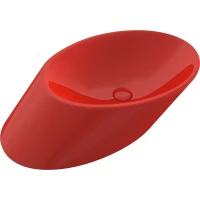 Раковина-чаша Bocchi Vessel 72 1013-019-0125 Красная глянцевая фарфор накладная