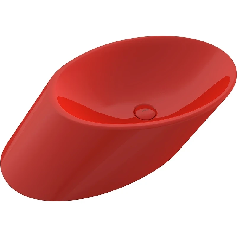 Раковина-чаша Bocchi Vessel 72 1013-019-0125 Красная глянцевая фарфор накладная