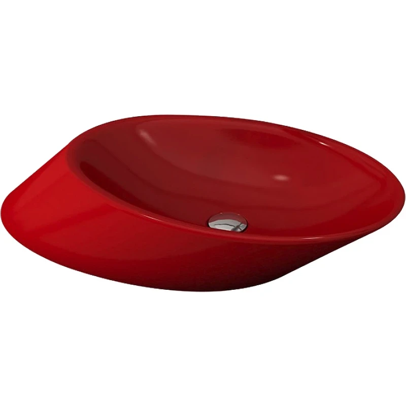Раковина-чаша Bocchi Vessel 72 1013-019-0125 Красная глянцевая фарфор накладная