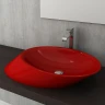 Раковина-чаша Bocchi Vessel 72 1013-019-0125 Красная глянцевая фарфор накладная