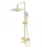 Душевая система Wonzon & Woghand Forza WW-739031-BG цвет Брашированное золото