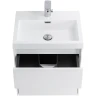 Тумба под раковину BelBagno Pietra Mini 50 PIETRA MINI-500AS-2C-SO-BL подвесная Bianco Lucido МДФ / ЛДСП