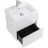 Тумба под раковину BelBagno Pietra Mini 50 PIETRA MINI-500AS-2C-SO-BL подвесная Bianco Lucido МДФ / ЛДСП