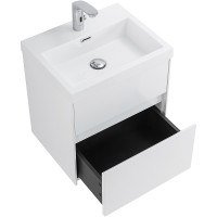 Тумба под раковину BelBagno Pietra Mini 50 PIETRA MINI-500AS-2C-SO-BL подвесная Bianco Lucido МДФ / ЛДСП